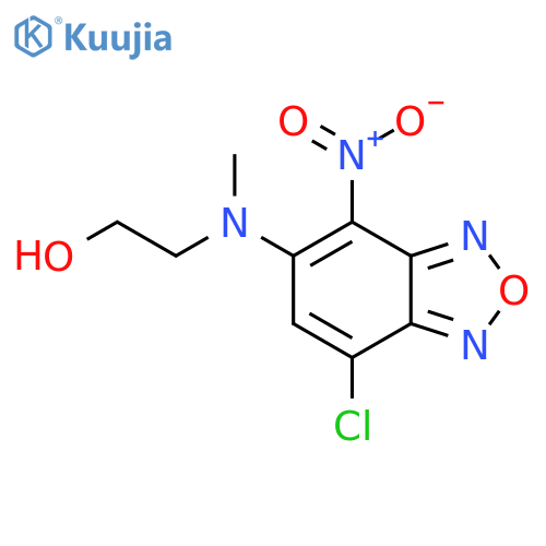 2-[(7-Chloro-4-nitro-2,1,3-benzoxadiazol-5-yl)(methyl)amino]ethanol structure