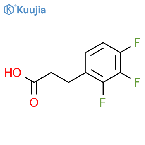 3-(2,3,4-Trifluorophenyl)propanoic acid structure