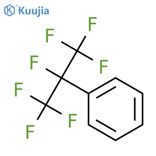 Benzene,[1,2,2,2-tetrafluoro-1-(trifluoromethyl)ethyl]- structure