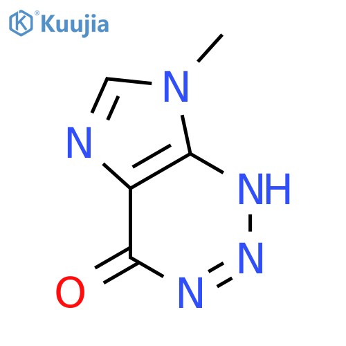 4H-Imidazo[4,5-d]-1,2,3-triazin-4-one,3,7-dihydro-7-methyl- structure
