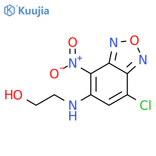 Ethanol, 2-[(7-chloro-4-nitro-2,1,3-benzoxadiazol-5-yl)amino]- structure