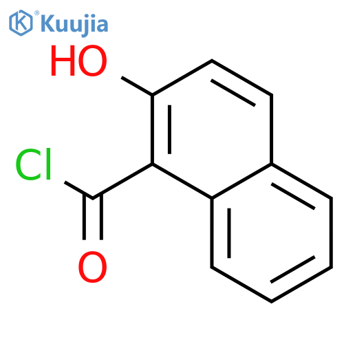 1-Naphthalenecarbonyl chloride, 2-hydroxy- structure