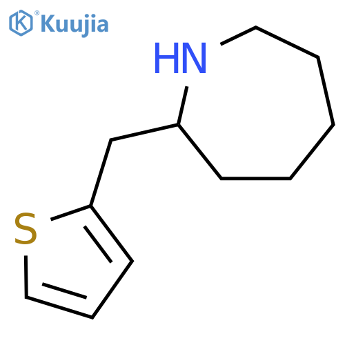 2-[(thiophen-2-yl)methyl]azepane structure