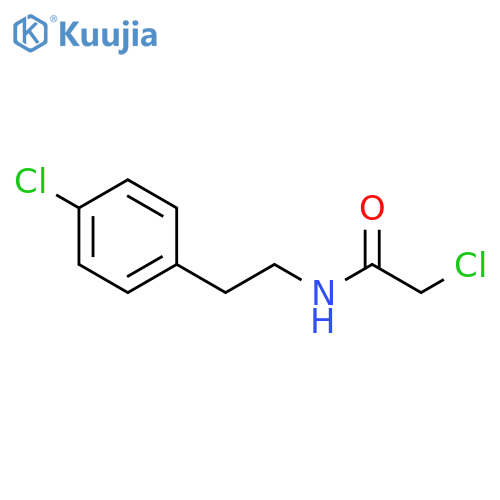 2-Chloro-N-2-(4-chlorophenyl)ethylacetamide structure