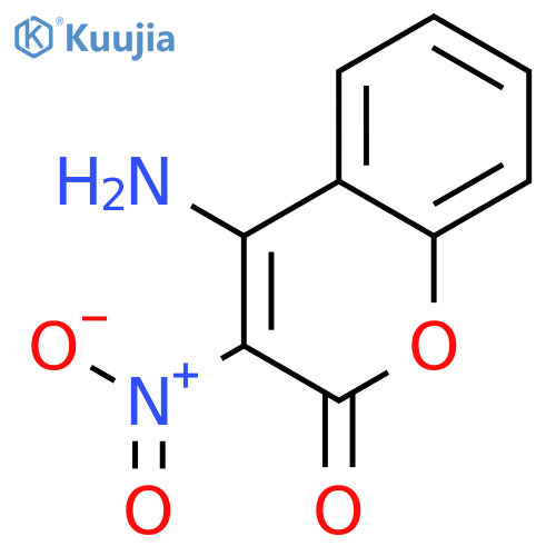 4-amino-3-nitro-2H-chromen-2-one structure