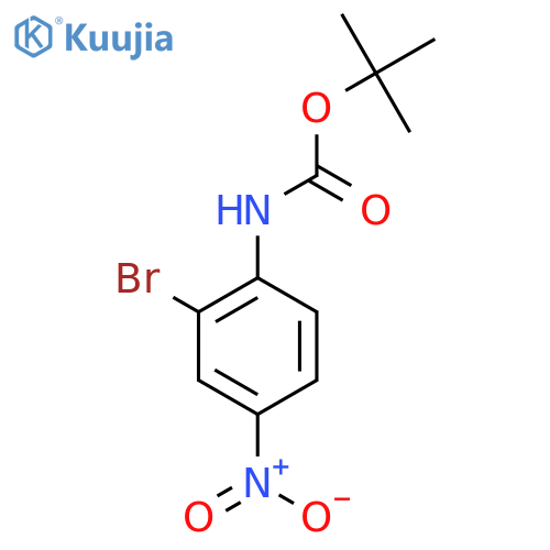 Tert-Butyl (2-bromo-4-nitrophenyl)carbamate structure