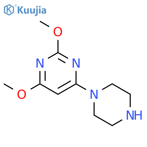 2,4-dimethoxy-6-(piperazin-1-yl)pyrimidine structure
