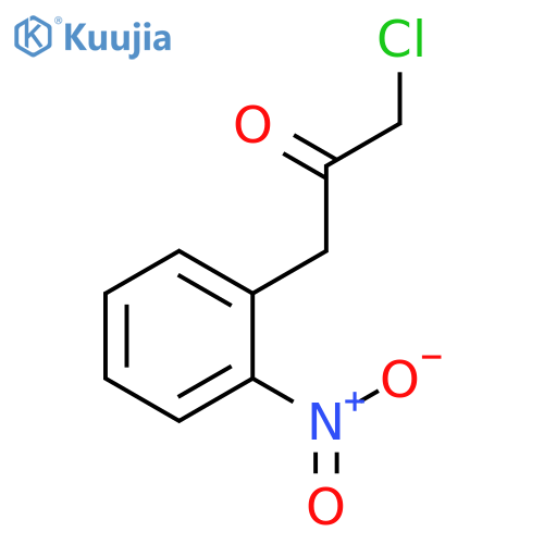 2-Propanone, 1-chloro-3-(2-nitrophenyl)- structure