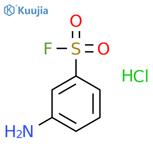 3-aminobenzene-1-sulfonyl fluoride hydrochloride structure