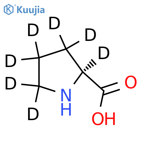 2,3,3,4,4,5,5-d7-L-Proline structure