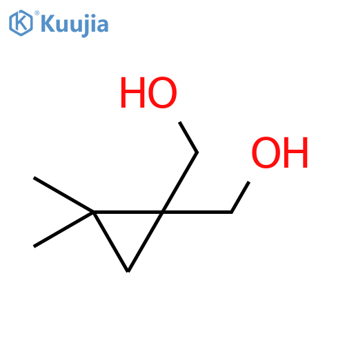 1,1-Cyclopropanedimethanol, 2,2-dimethyl- structure
