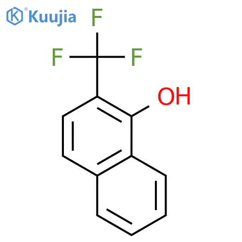 1-Naphthalenol, 2-(trifluoromethyl)- structure