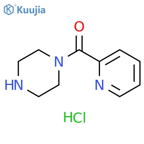 1-(pyridine-2-carbonyl)piperazine dihydrochloride structure