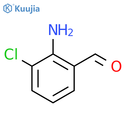 2-Amino-3-chlorobenzaldehyde structure