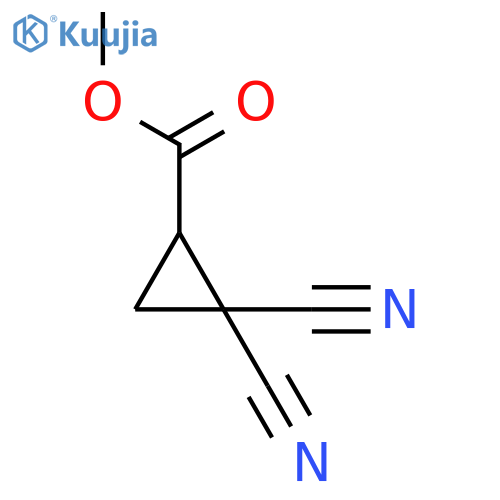 methyl 2,2-dicyanocyclopropane-1-carboxylate structure