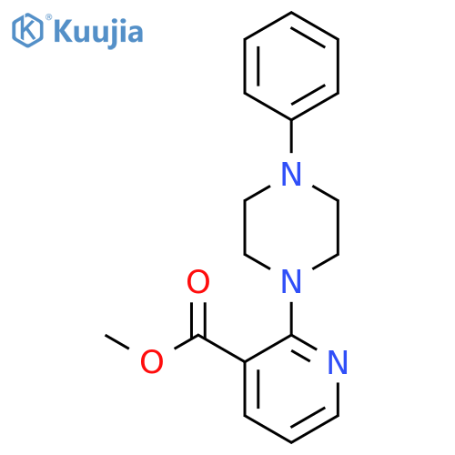 Methyl 2-(4-phenylpiperazin-1-yl)pyridine-3-carboxylate structure
