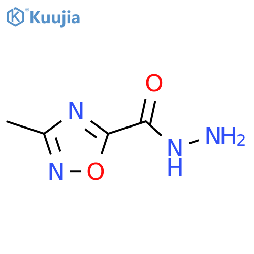 3-Methyl-1,2,4-oxadiazole-5-carbohydrazide structure