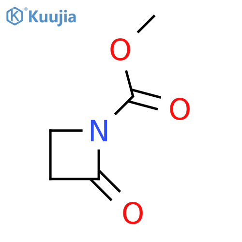 1-Azetidinecarboxylicacid, 2-oxo-, methyl ester structure