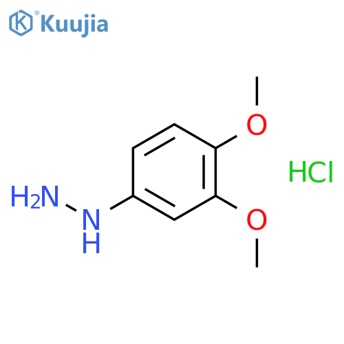 (3,4-Dimethoxyphenyl)hydrazine hydrochloride structure