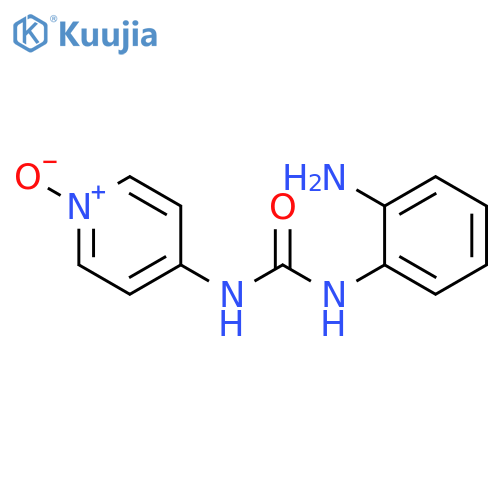 N-(2-aminophenyl)-N'-(1-oxidopyridin-4-yl)urea structure