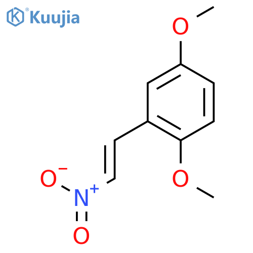 (E)-1,4-Dimethoxy-2-(2-nitrovinyl)benzene structure