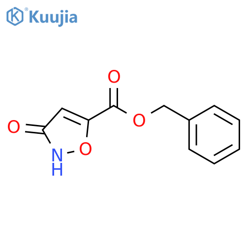 3-Hydroxy-isoxazole-5-carboxylic acid benzyl ester structure