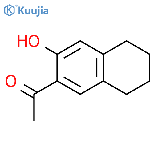 6-Acetyl-7-hydroxytetralin structure