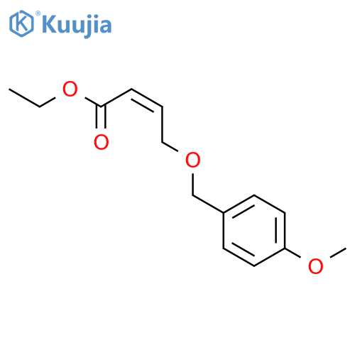 2-Butenoic acid, 4-[(4-methoxyphenyl)methoxy]-, ethyl ester, (2Z)- structure