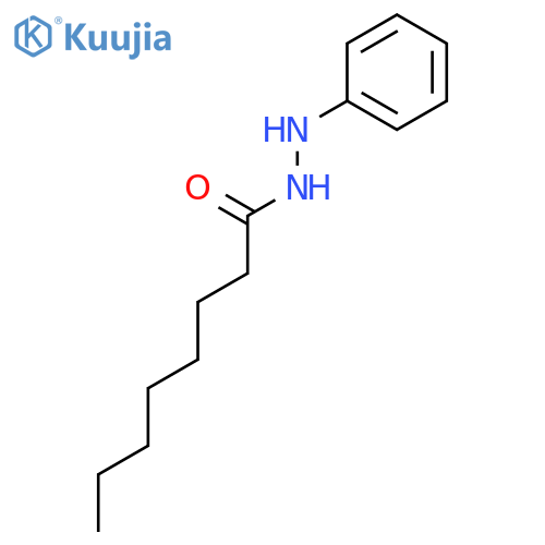 Octanoic acid, 2-phenylhydrazide structure