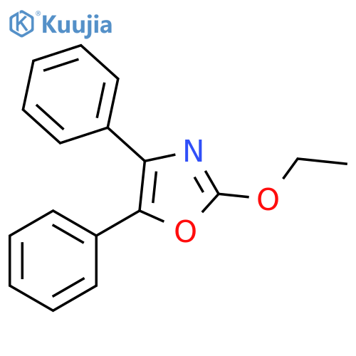 Oxazole, 2-ethoxy-4,5-diphenyl- structure