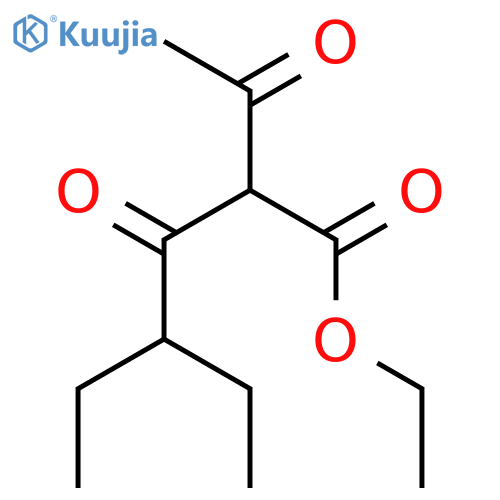 HEXANOIC ACID, 2-ACETYL-4-ETHYL-3-OXO-, ETHYL ESTER structure
