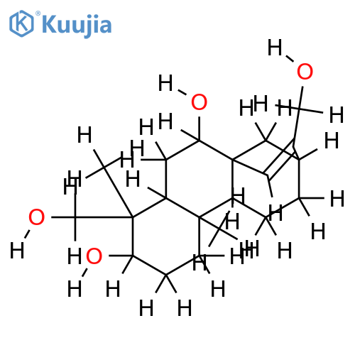 3alpha,7beta,17,18-tetrahydroxy-ent-kaur-15-en; Isoleucanthol structure