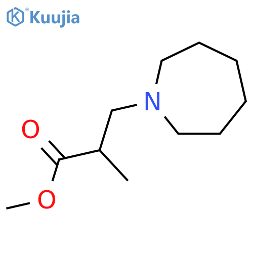 1H-Azepine-1-propanoicacid, hexahydro-a-methyl-, methyl ester structure