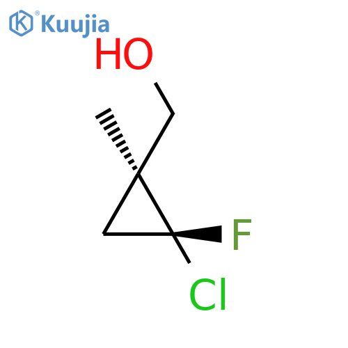 trans-2-Chloro-2-fluoro-1-methyl-cyclopropanemethanol structure