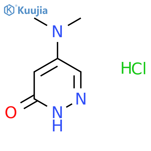 5-(dimethylamino)-2,3-dihydropyridazin-3-one hydrochloride structure