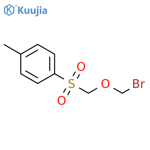 Benzene, 1-[(bromomethoxymethyl)sulfonyl]-4-methyl- structure