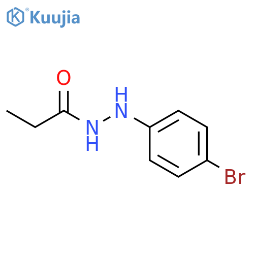 Propanoic acid,2-(4-bromophenyl)hydrazide structure