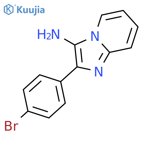 Imidazo[1,2-a]pyridin-3-amine, 2-(4-bromophenyl)- structure