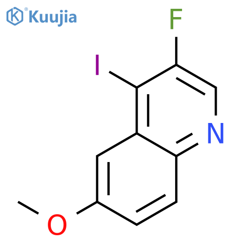 3-fluoro-4-iodo-6-methoxyquinoline structure
