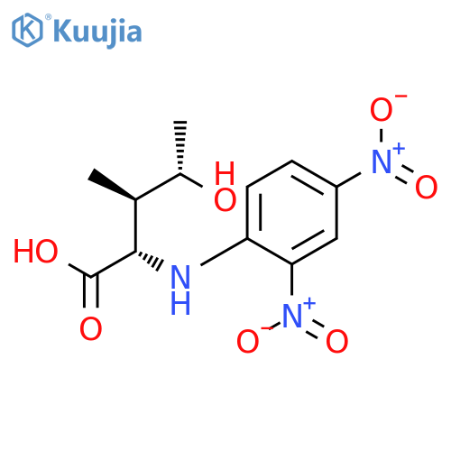 L-Isoleucine, N-(2,4-dinitrophenyl)-4-hydroxy-, (4S)- structure