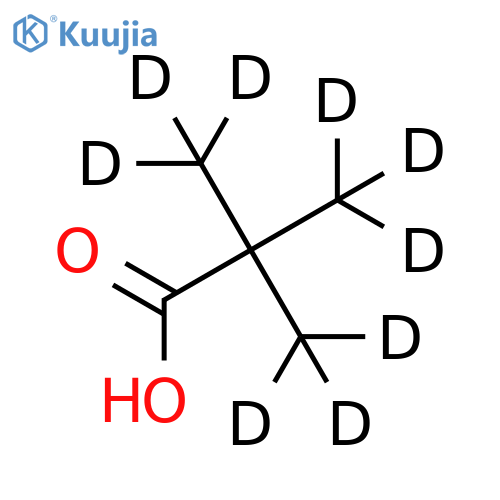 Pivalic acid-d9 structure