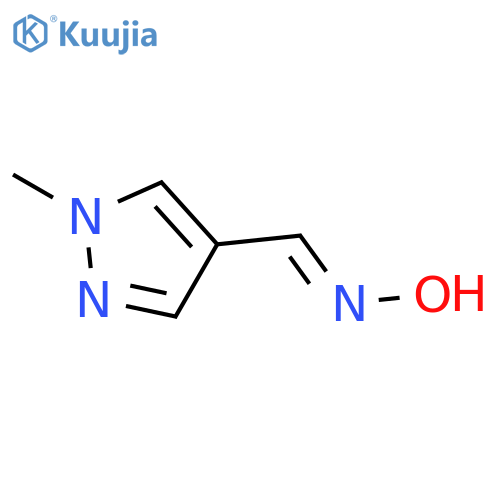 N-(1-methyl-1H-pyrazol-4-yl)methylidenehydroxylamine structure