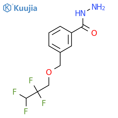 3-(2,2,3,3-tetrafluoropropoxy)methylbenzohydrazide structure