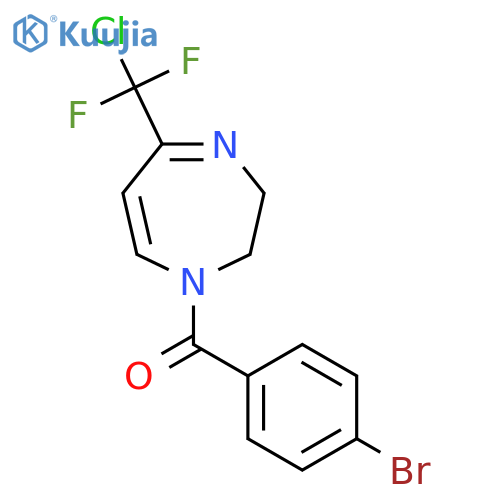 (4-BROMOPHENYL)(5-[CHLORO(DIFLUORO)METHYL]-2,3-DIHYDRO-1H-1,4-DIAZEPIN-1-YL)METHANONE structure