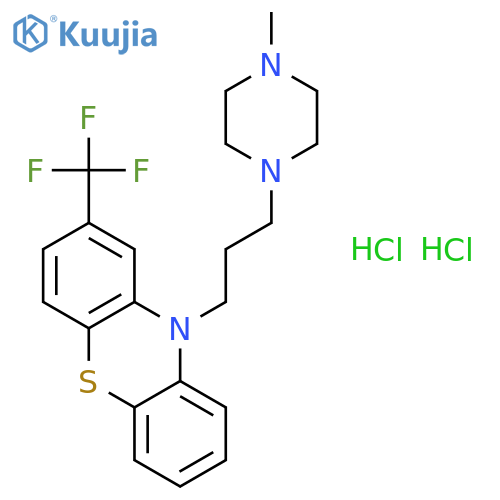 Trifluoperazine dihydrochloride structure