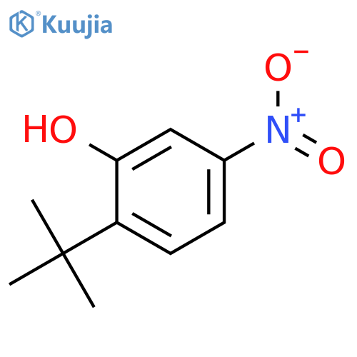2-tert-butyl-5-nitrophenol structure