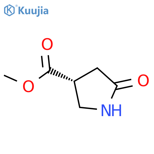 (R)-methyl 5-oxopyrrolidine-3-carboxylate structure