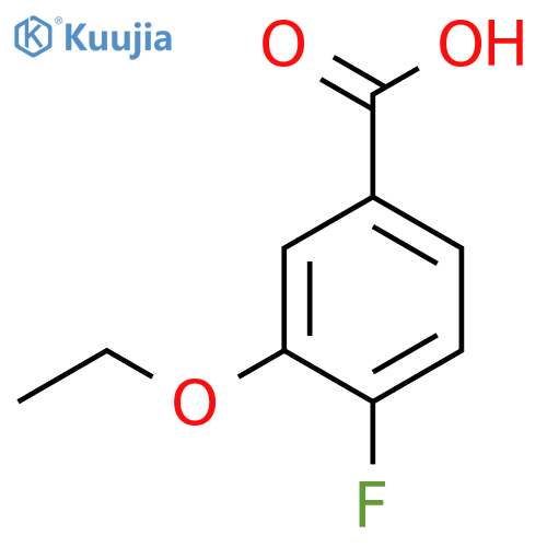 3-Ethoxy-4-fluorobenzoic acid structure
