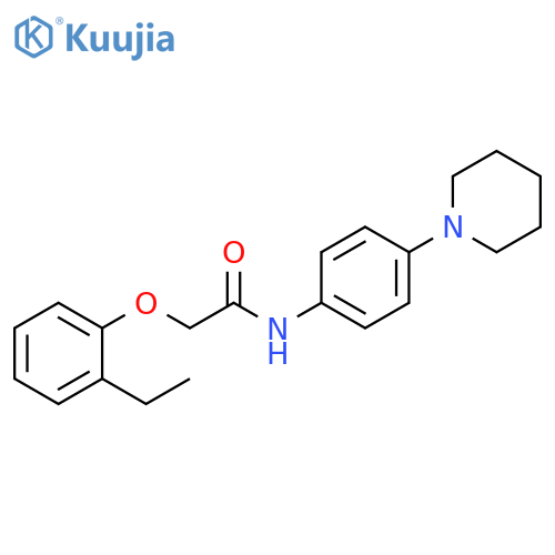 2-(2-ethylphenoxy)-N-4-(piperidin-1-yl)phenylacetamide structure