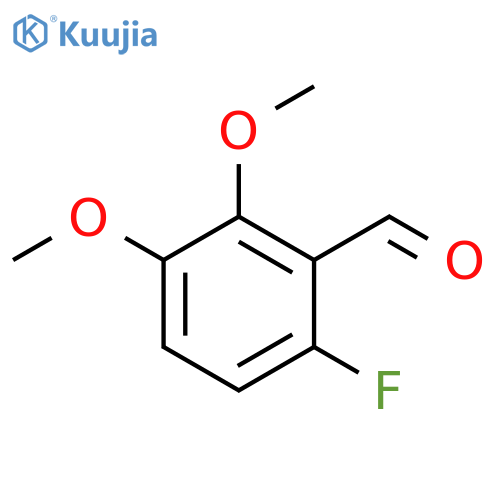 6-fluoro-2,3-dimethoxybenzaldehyde structure